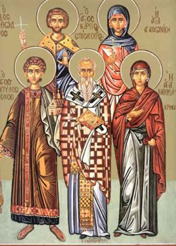 AgioiKarposPapilosAgathodorosAgathoniki